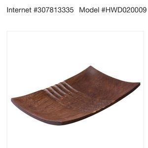 Rectangle wooden plate